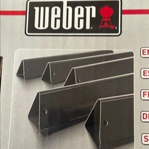 Weber Black Grill Flavorizer Bars Genesis 300 series